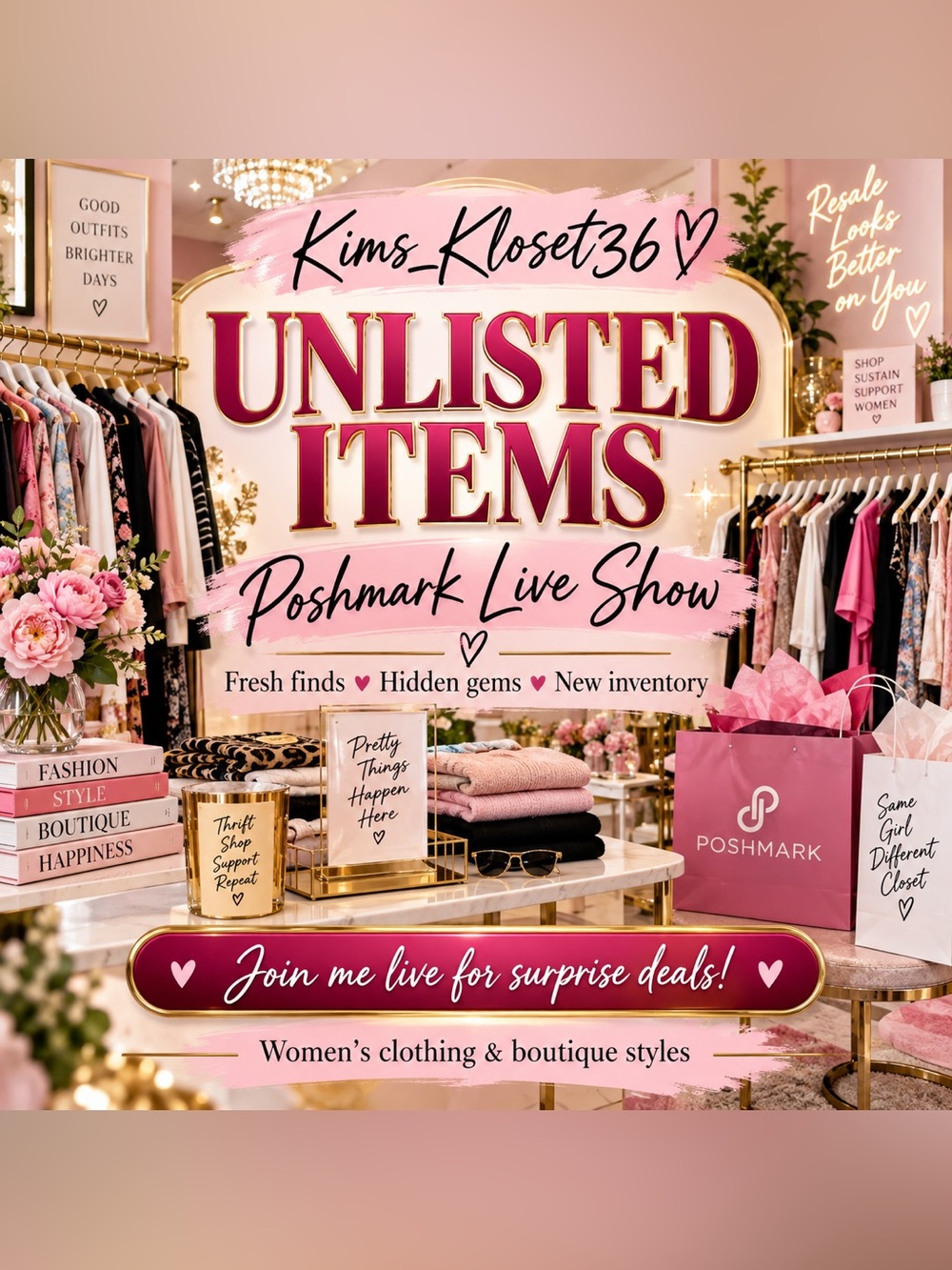 Unlisted Items: Women's Items